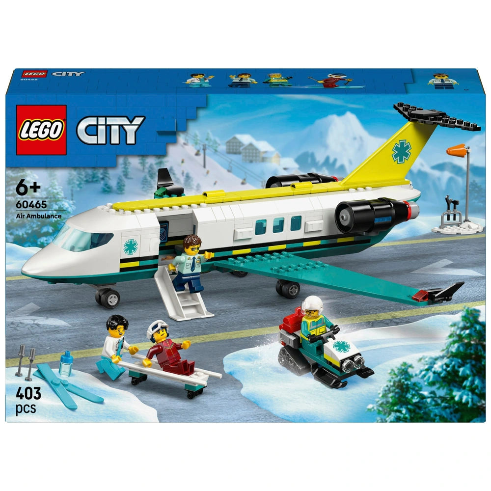 LEGO City 60465 Emergency Air Ambulance Plane Set
