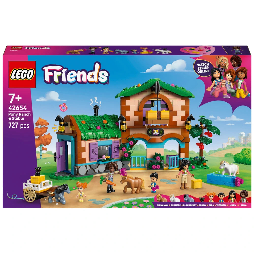 LEGO Friends 42654 Pony Ranch & Stable Set