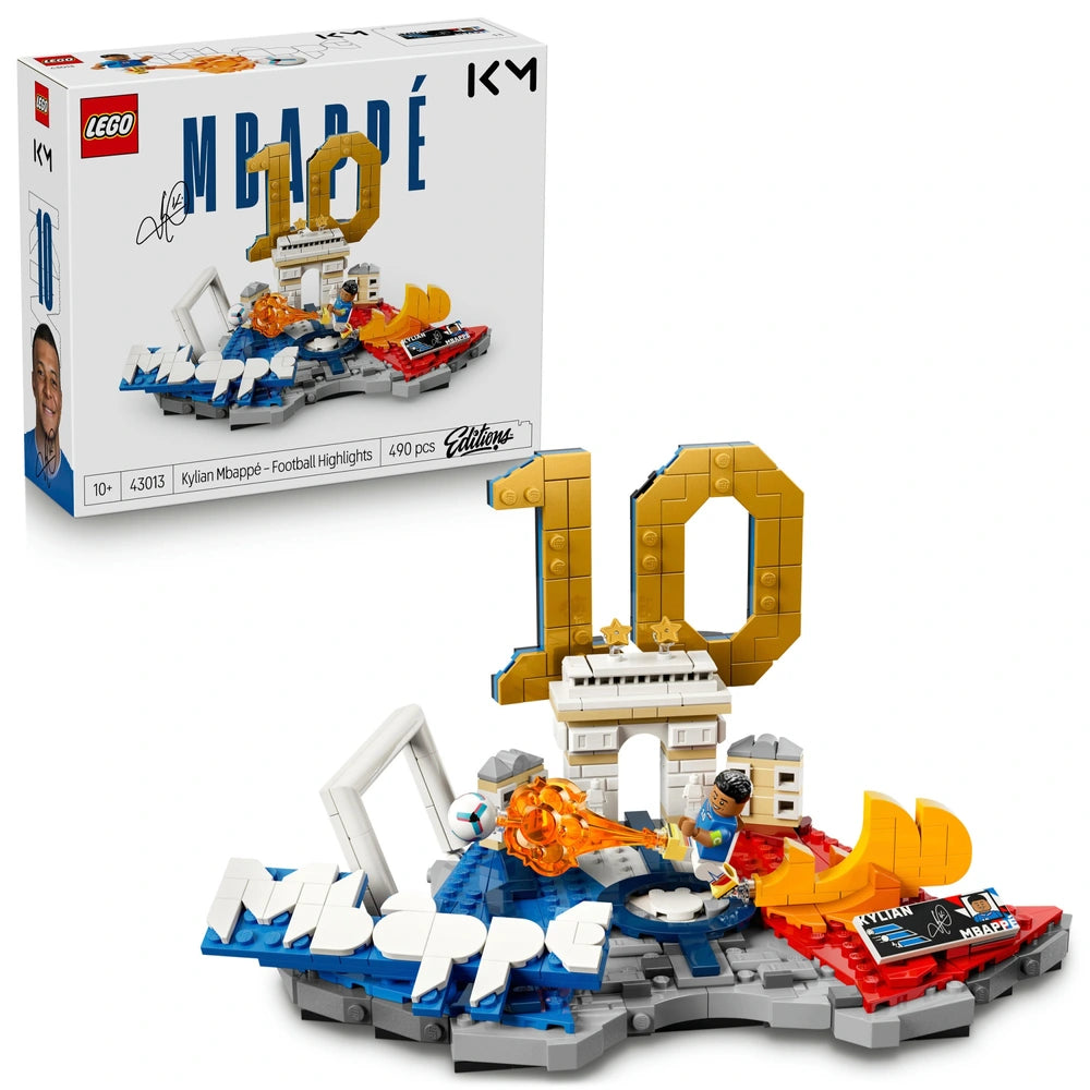 LEGO Editions 43013 Football Highlights: Kylian Mbappé Set