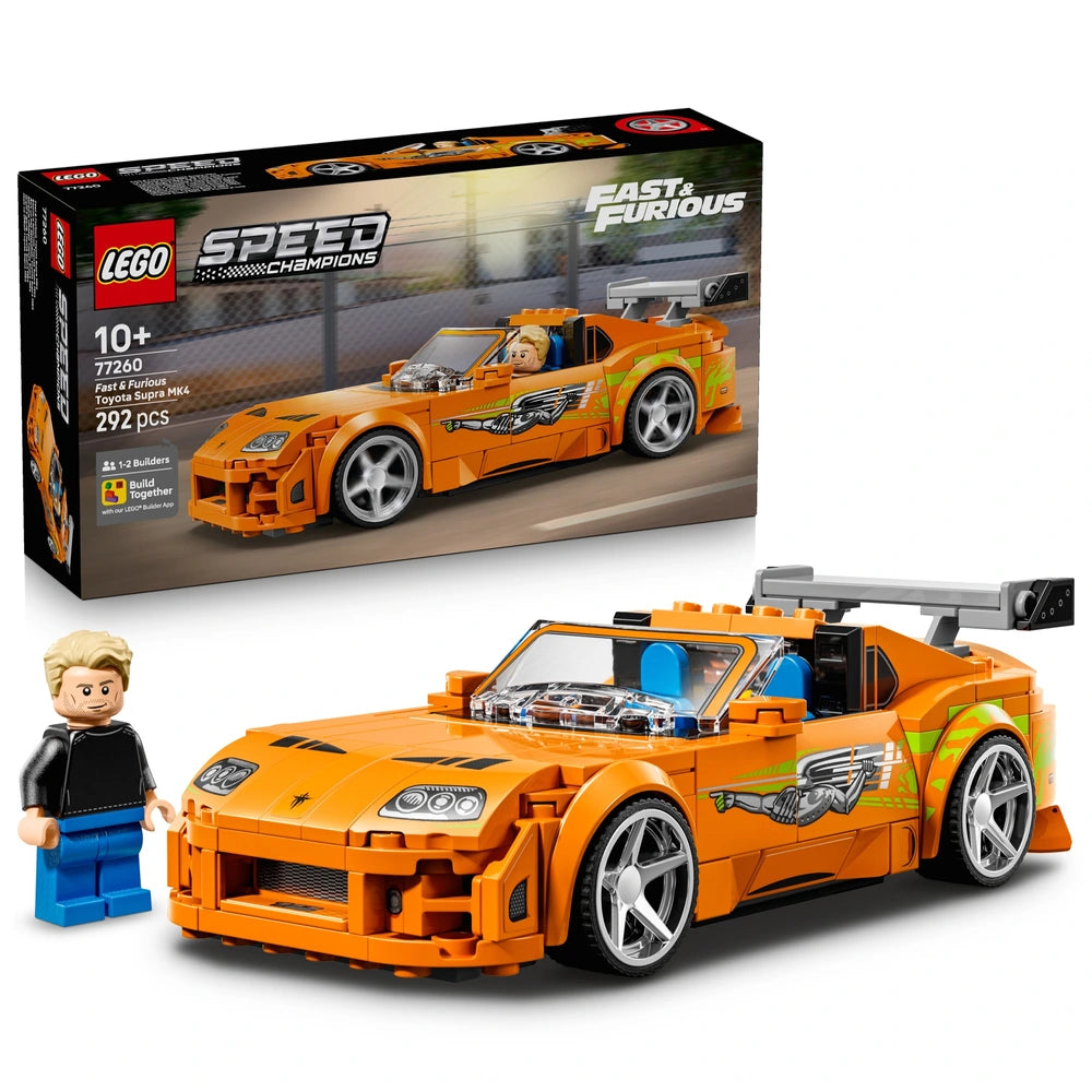 LEGO Speed Champions 77260 The Fast and The Furious Toyota Supra MK4 Car Set