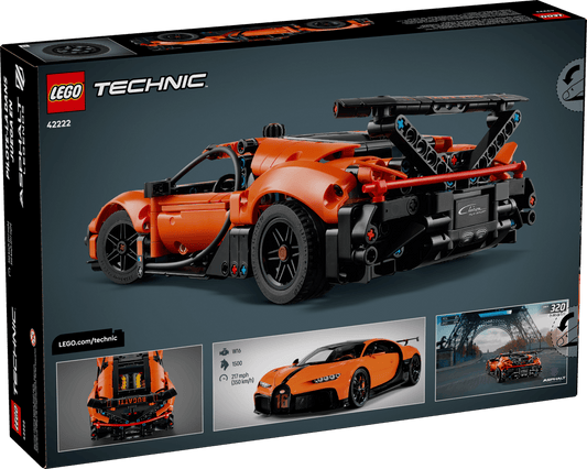 Lego 42222 Technic Bugatti Chiron Pur Sport Hypercar