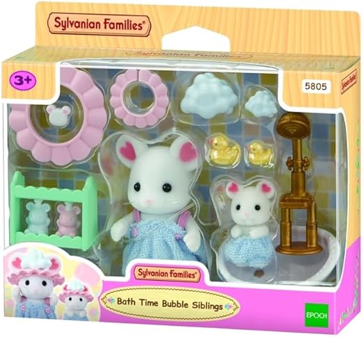 Sylvanian Families - Bath Time Bubble Siblings 5805