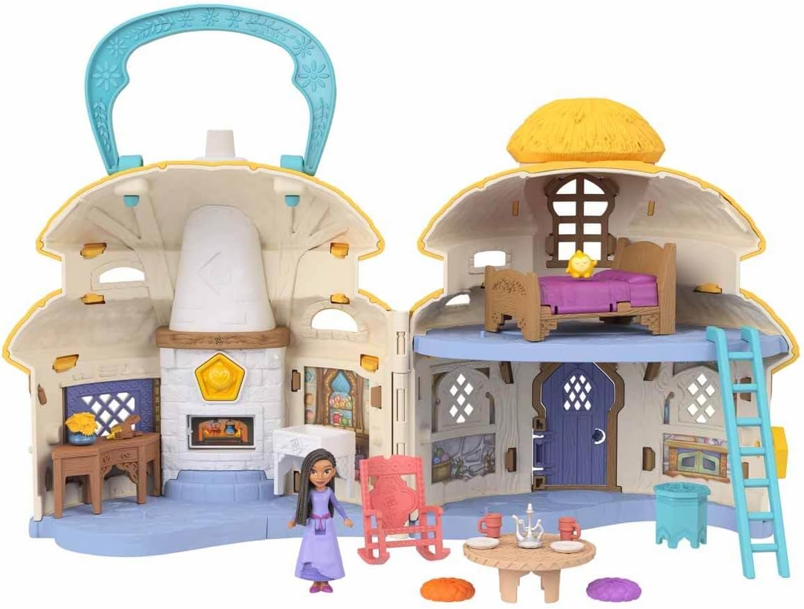 Disney's Wish Mini Doll & Dollhouse Playset, Asha of Rosas Cottage