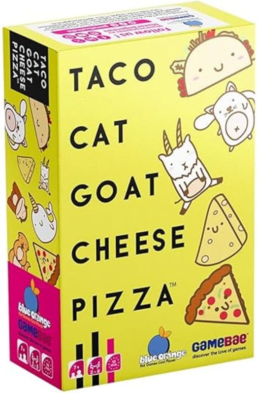 Blue Orange | Taco Cat Goat Cheese Pizza | Card Game