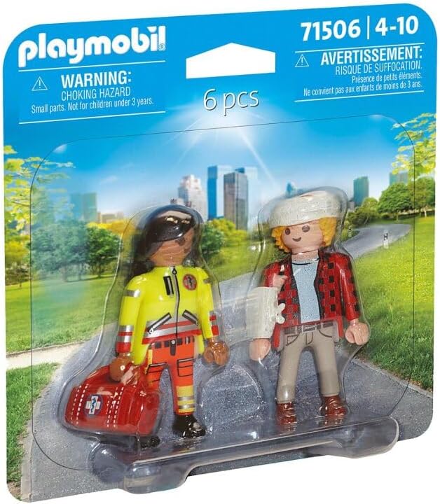 Playmobil Duo Pack - Medic with Injured Person 71506