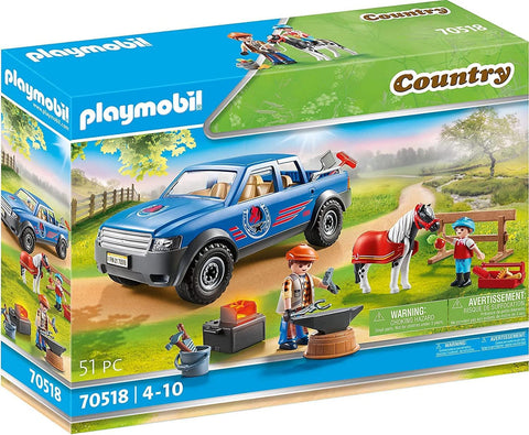 Playmobil Country 70518 Mobile Farrier, With light Effect