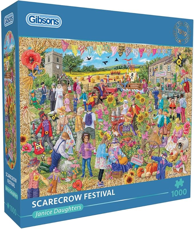 Gibsons Games Scarecrow Festival 1000 Piece Jigsaw Puzzle