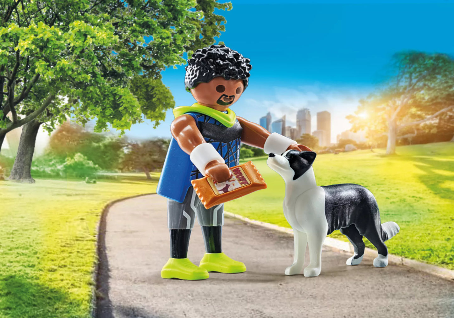 Playmobil 71740 Jogger with Border Collie