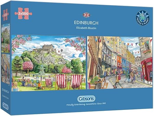 Edinburgh | 2 x 500 Piece Jigsaw Puzzles | Multi-Box Jigsaw