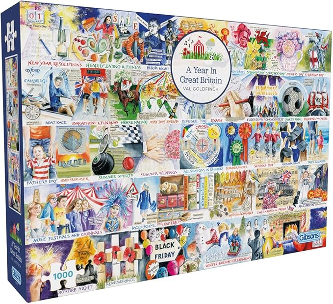 A Year in Great Britain | 1000 Piece Jigsaw Puzzle