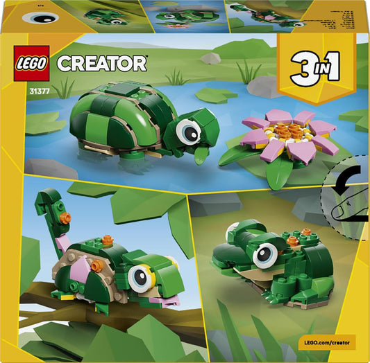 Lego 31377 Creator Turtle with Water Lily Flower