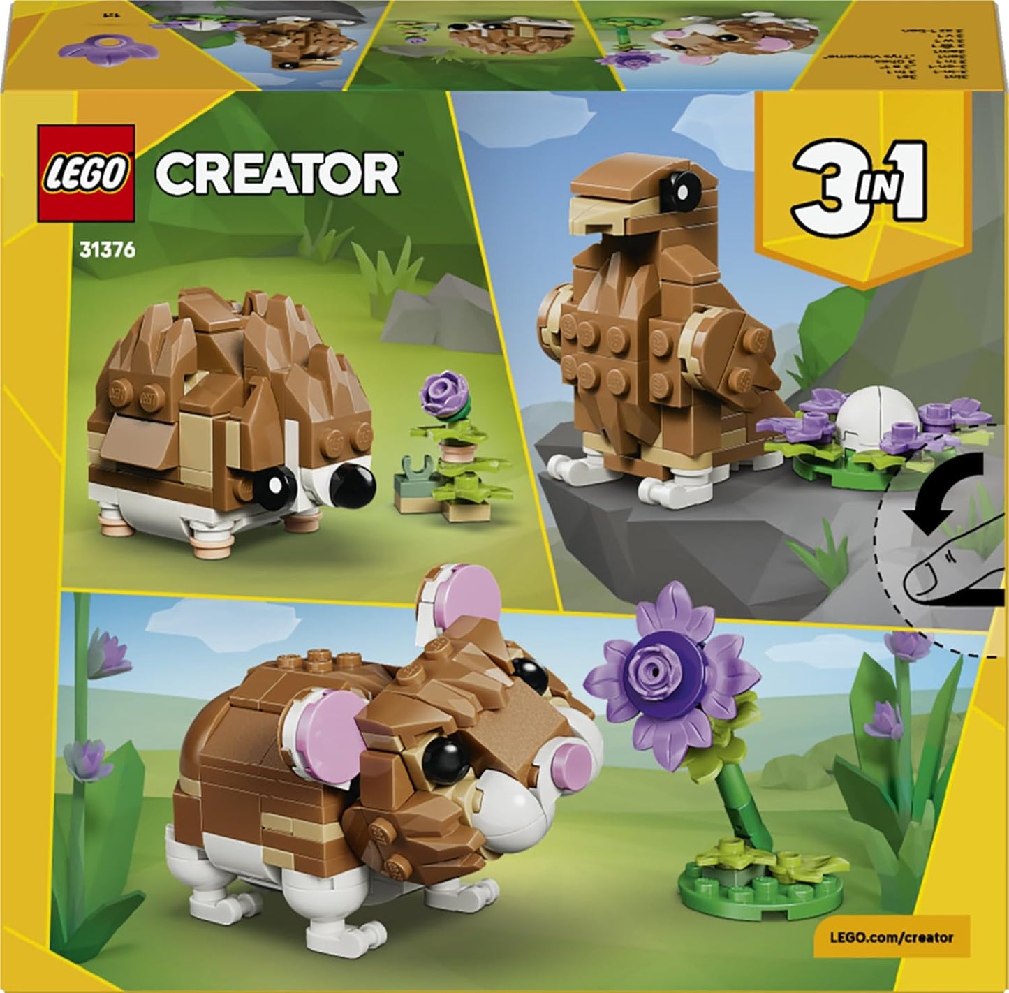 Lego 31376 Creator Hamster with a Flower