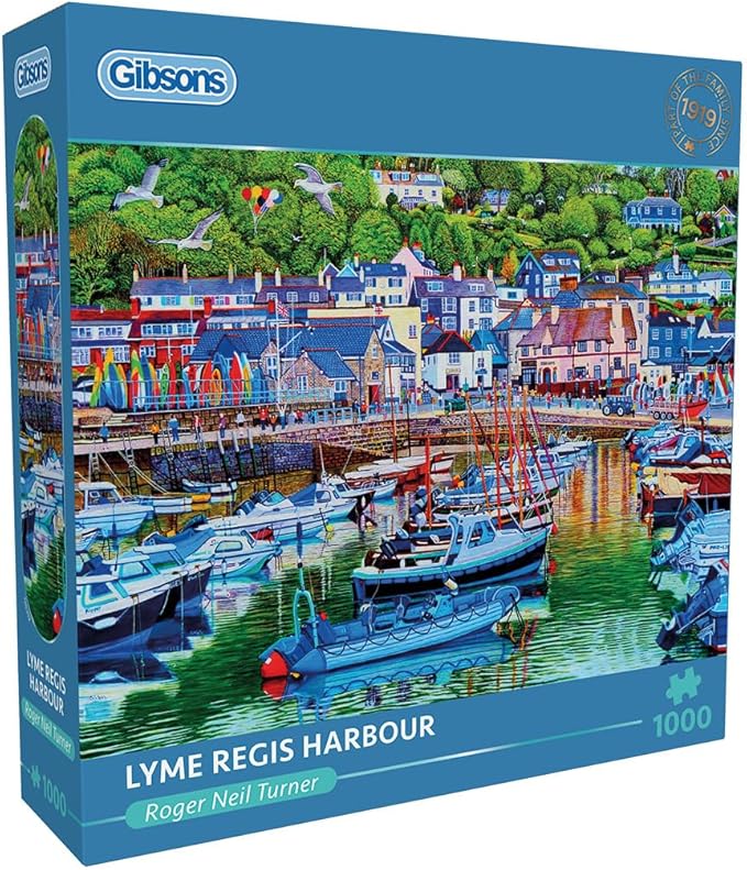 Lyme Regis Harbour 1000 Piece Jigsaw Puzzle