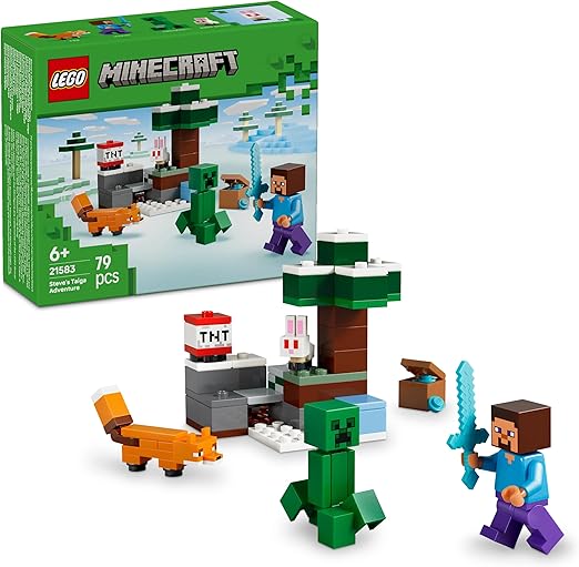 Lego 21583 Minecraft Steve's Taiga Adventure