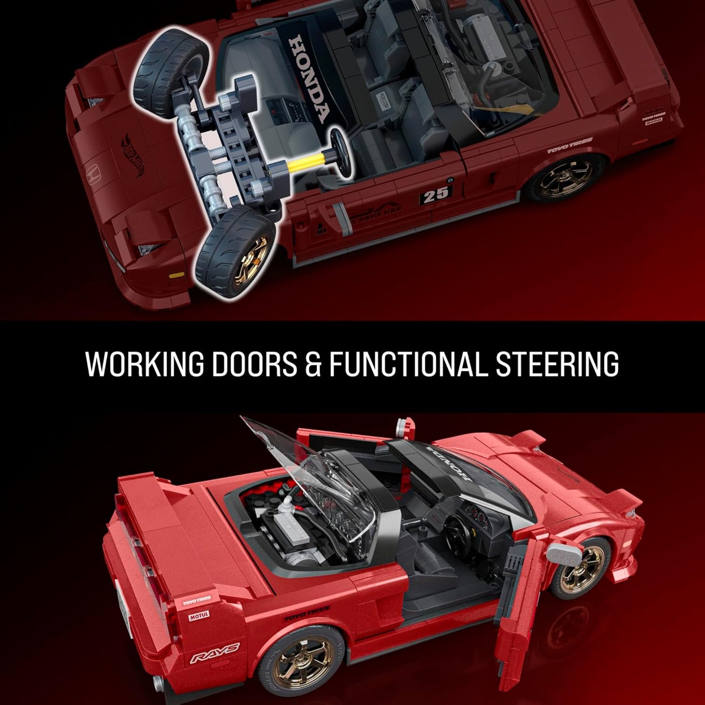 Hot Wheels Elite Series Building Set '90 Acura NSX