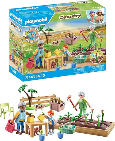 Playmobil 71443 Country: Vegetable Garden with Grandparents