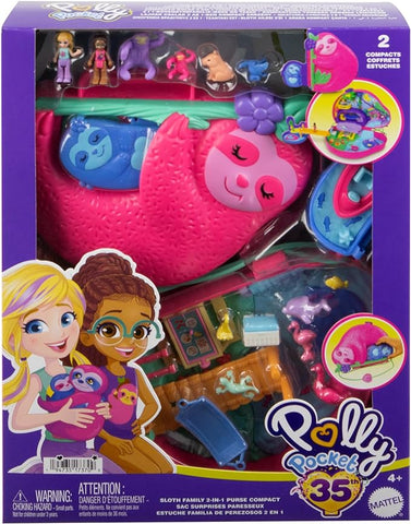Polly Pocket Sloth 2-in-1 Purse Compact