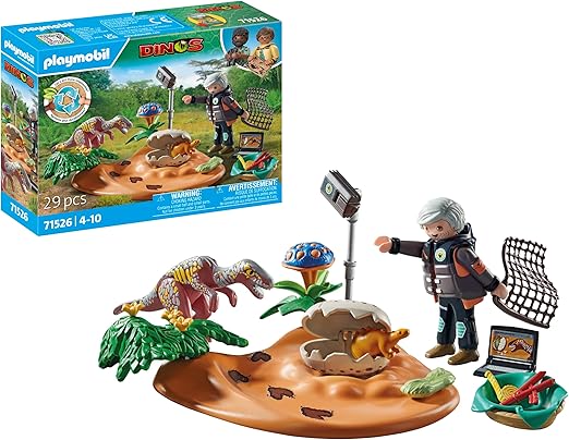 Playmobil 71526 Dinos: Stegosaurus Nest with Egg Thief