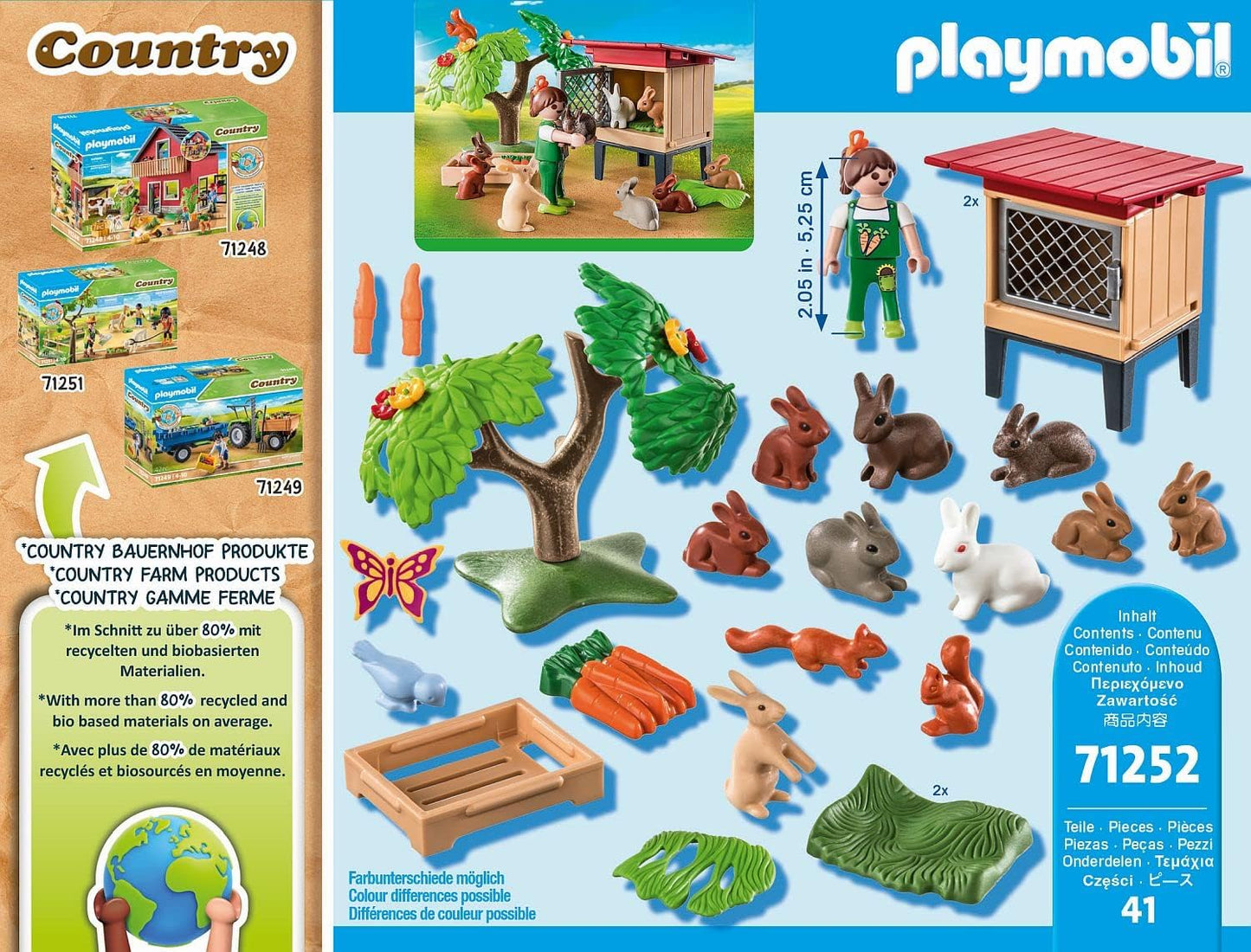 Playmobil 71252 Country Rabbit hutch