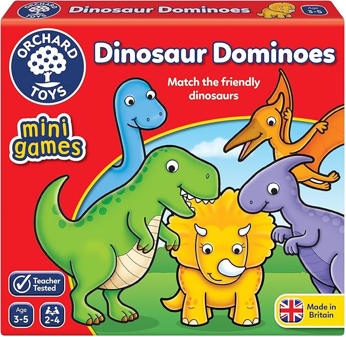 Orchard Toys Dinosaur Dominoes Mini Game