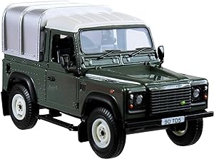 Britains 1:32 Green Land Rover Defender 90 With Canopy