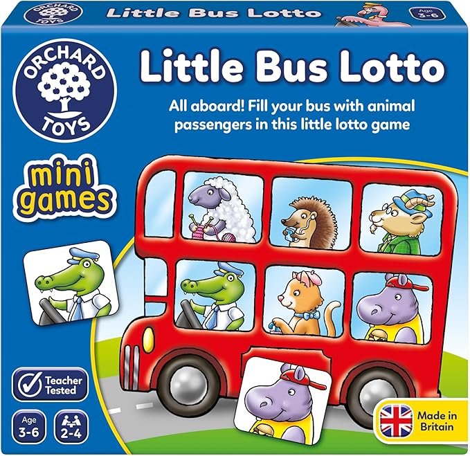 Orchard Toys Little Bus Lotto Mini Game