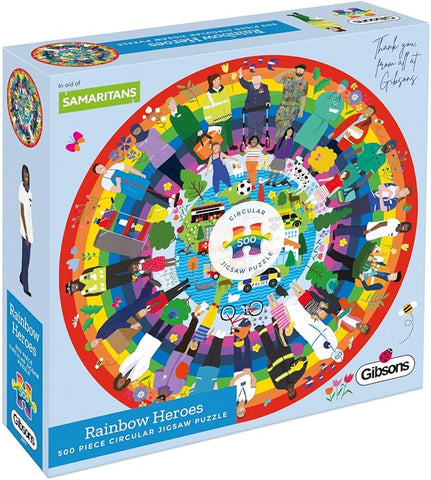 Rainbow Heroes 500 Piece Jigsaw Puzzle
