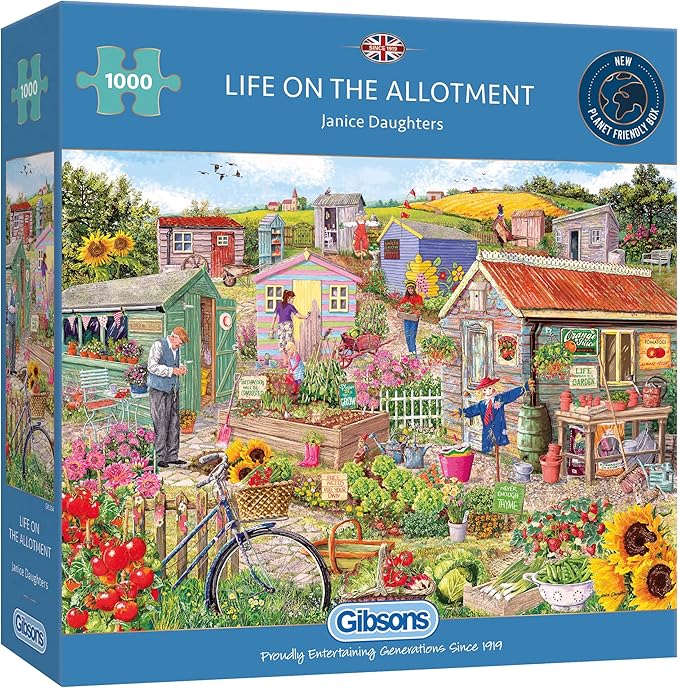 Gibsons Life on the Allotment 1000 Piece Jigsaw
