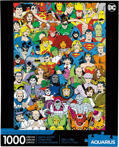 Comics-Retro Cast 1000 Piece Jigsaw Puzzle