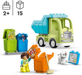 10987 DUPLO Town Recycling Truck Bin Lorry Toy