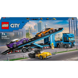 LEGO City 60408 Car Transporter Truck with Sports Cars Set
