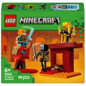 LEGO Minecraft 21266 The Nether Lava Battle Set