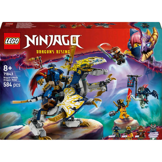 LEGO NINJAGO 71843 Rogue's Mech Dragon Rider Set
