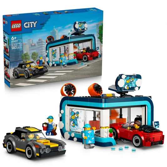 LEGO City 60497 Drive-Through Car Wash Set