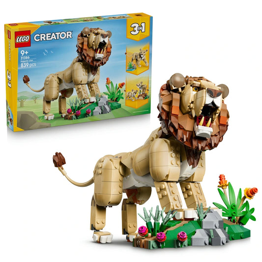LEGO Creator 31386 3-in-1 Wild Animals: Majestic Lion Set