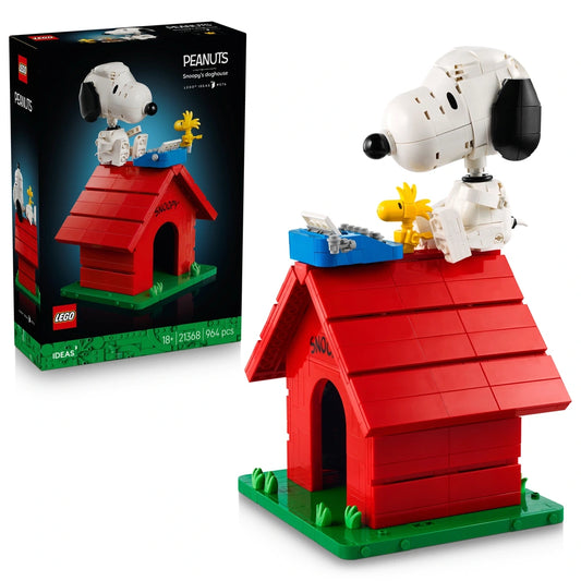 LEGO Ideas 21368 Peanuts: Snoopy's Doghouse Set for Adults