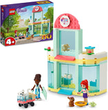 LEGO Friends Pet Clinic 41695 Building Kit; with 2 Mini-Dolls Including Mia, Plus Cat and Rabbit Toys