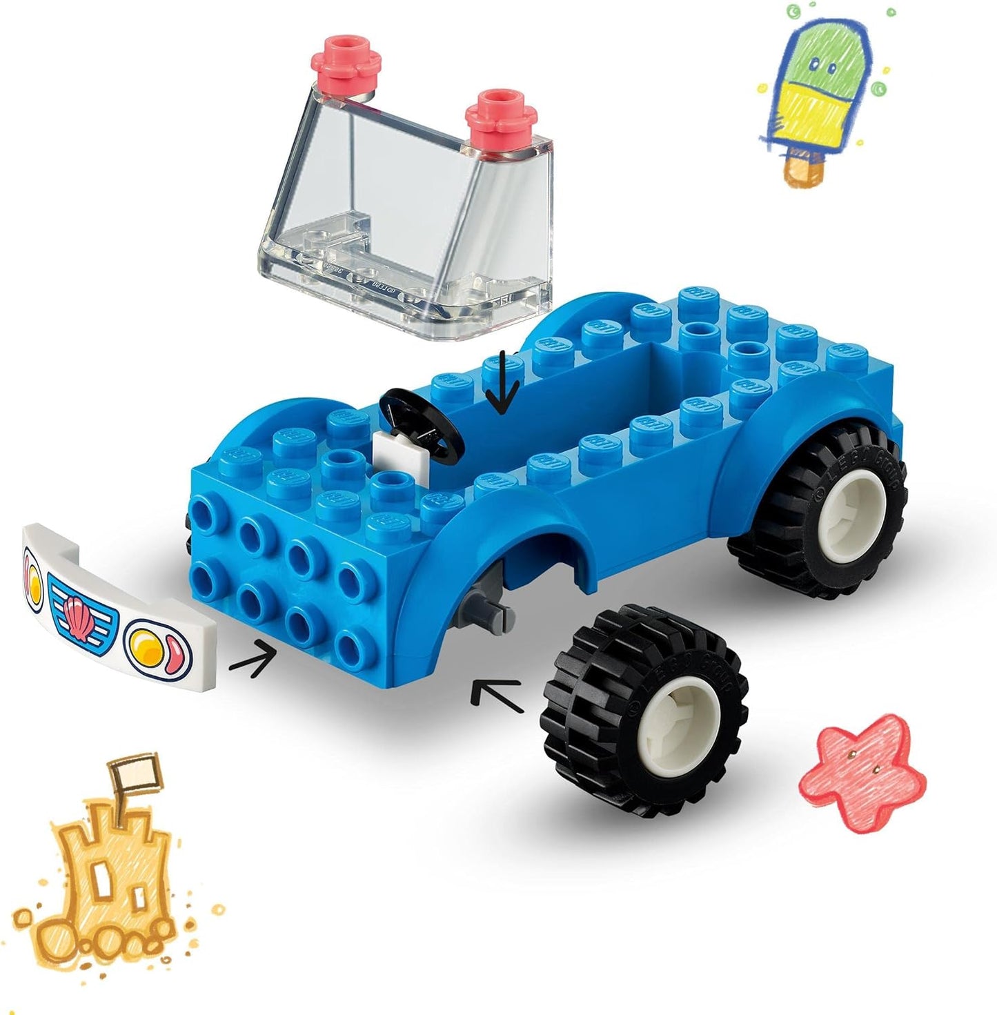 LEGO 41725 Friends Beach Buggy Fun Set