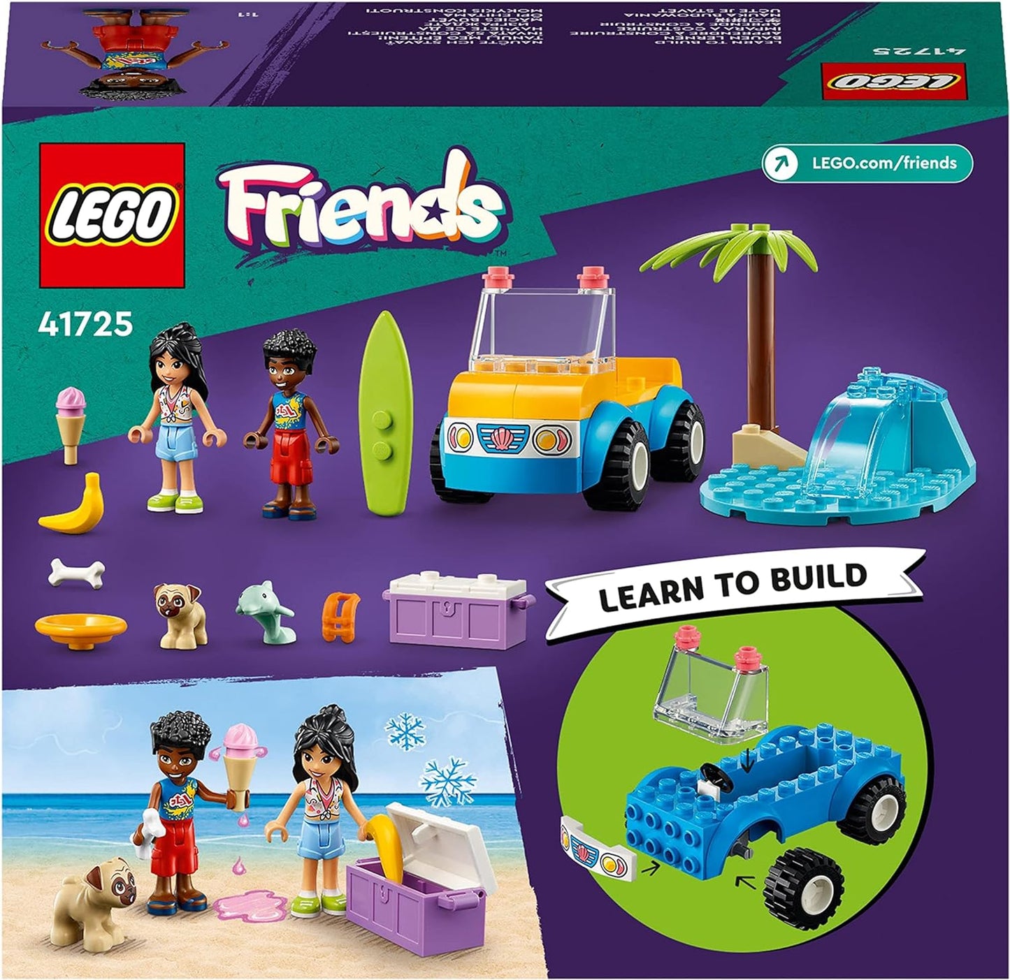 LEGO 41725 Friends Beach Buggy Fun Set