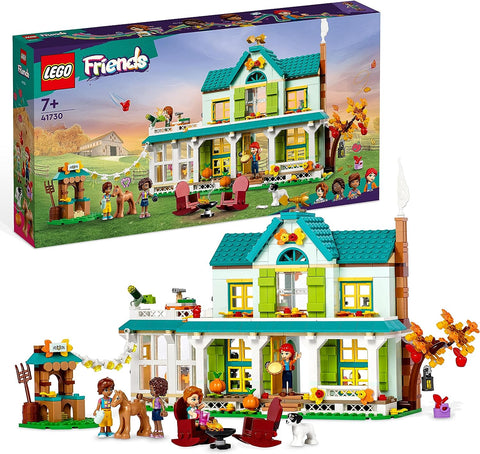 LEGO 41730 Friends Autumn's House, Dolls House Playset with Accessories, Toy Horse & Mia Mini-Doll
