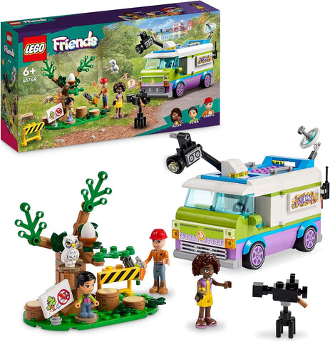 LEGO 41749 Friends Newsroom Van, Animal Rescue Playset