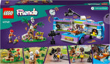 LEGO 41749 Friends Newsroom Van, Animal Rescue Playset, Pretend to Film and Report News with Toy Truck, Owl Figure and Aliya Mini-Doll