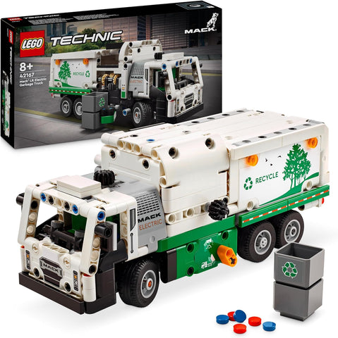 LEGO Technic Mack LR Electric Garbage Truck Toy 42167