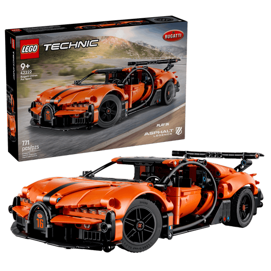 Lego 42222 Technic Bugatti Chiron Pur Sport Hypercar