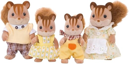 Sylvanian Families  Walnut Squirrel Family
