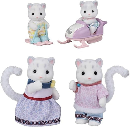 Sylvanian Snow Leopard Family