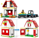 LEGO 60346 City Barn & Farm Animals Toys, Playset with Tractor and Trailer, Sheep, Cow and Pig plus Babies Figures, Learning Toys for Kids, Boys & Girls Age 4 Plus