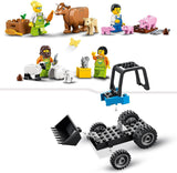LEGO 60346 City Barn & Farm Animals Toys, Playset with Tractor and Trailer, Sheep, Cow and Pig plus Babies Figures, Learning Toys for Kids, Boys & Girls Age 4 Plus