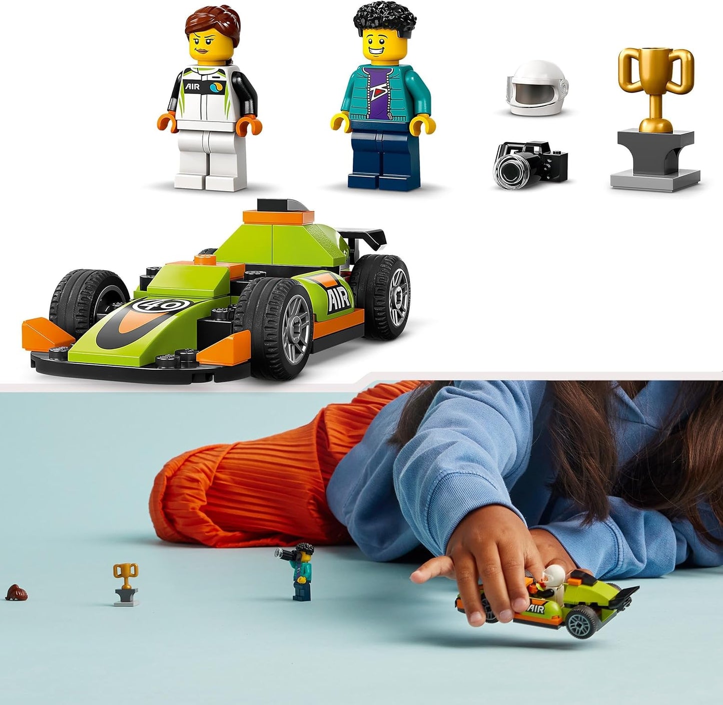 LEGO City Green Race Car Toy 60399
