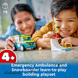 LEGO 60403  City Emergency Ambulance and Snowboarder Vehicle